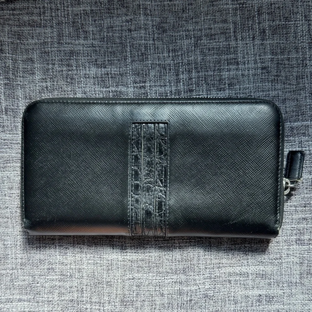 Prada Black Leather Wallet